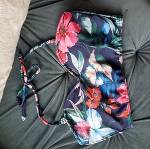 Kortni Jeane Blue Hawaiian Sweetheart Top